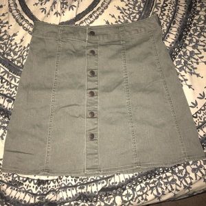 Mossimo Sz 10 High waisted button skirt NWOT